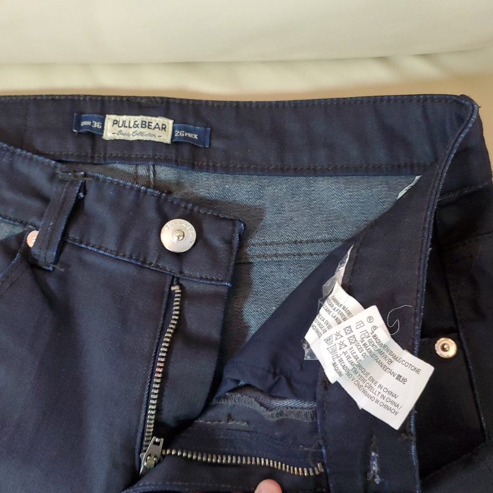 Pull&Bear Basic Collection Dark Blue Jeans - image 3